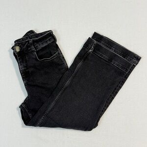 Pilcro Wide Leg Jeans | Black | Size 26